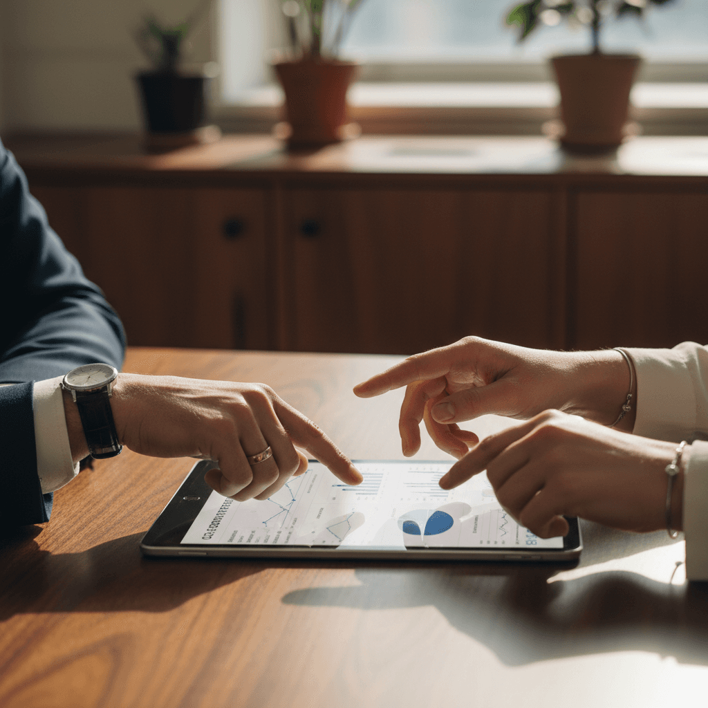 B2B partnership and contract collaboration moment